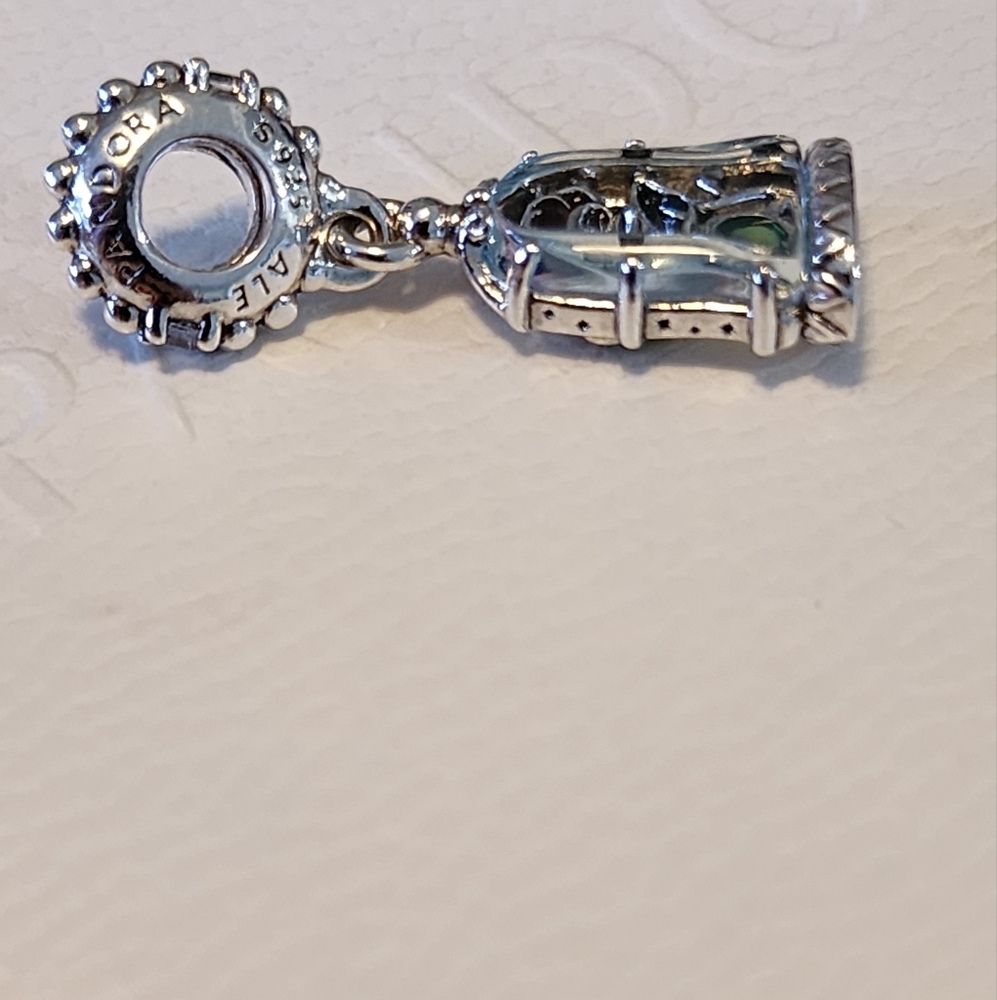 Pandora Disney Beauty and the Beast Enchanted Rose Dangle Charm - Picture 7 of 11
